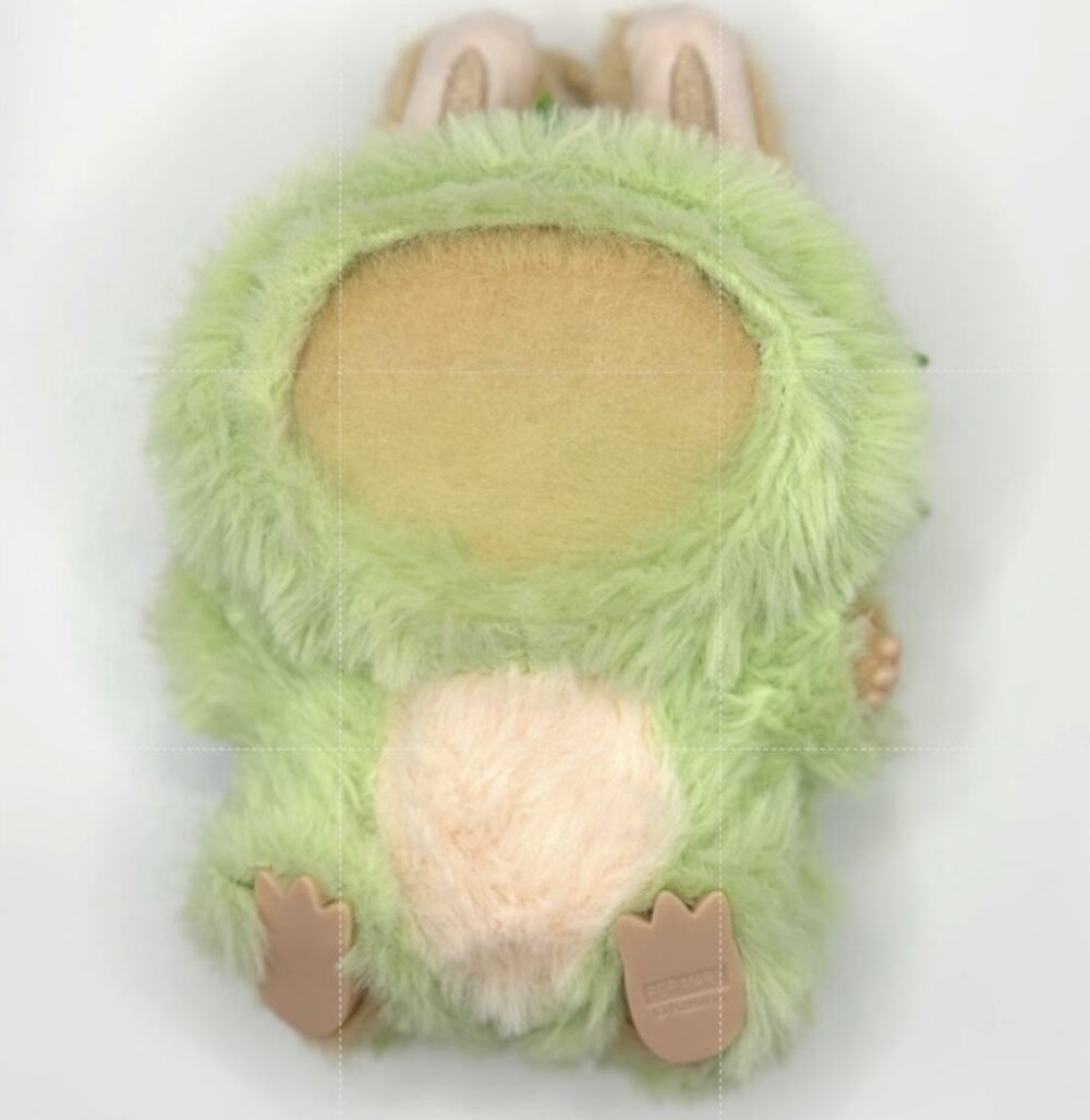 Labubu Fuzzy Green Monster Costume/Outfit for The Monster - Costume Only, New